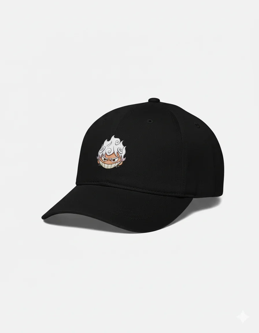 Black Anime Graphic Cap