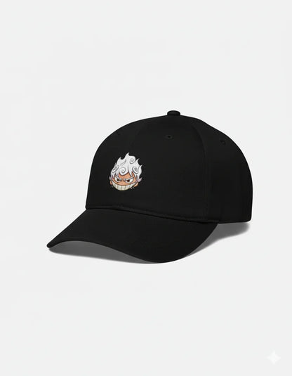 Black Anime Graphic Cap