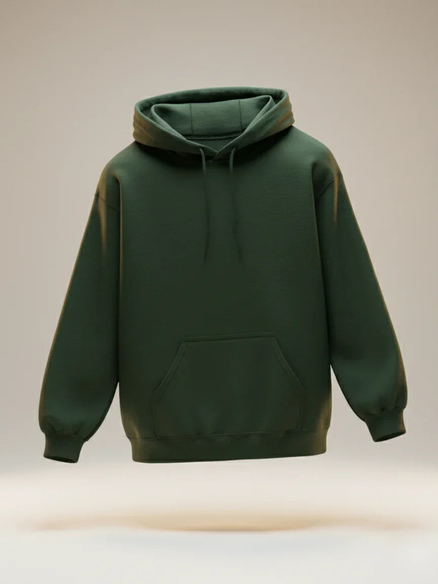Unisex Classic Plain Hoodie – Everyday Comfort & Timeless Style