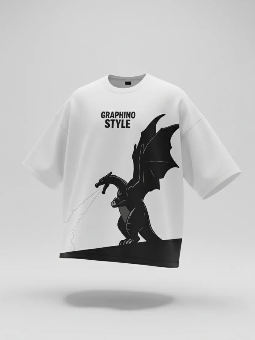 Shadow Dragon Edition – Graphino Style Oversized Tee