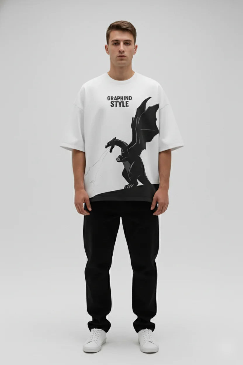 Shadow Dragon Edition – Graphino Style Oversized Tee