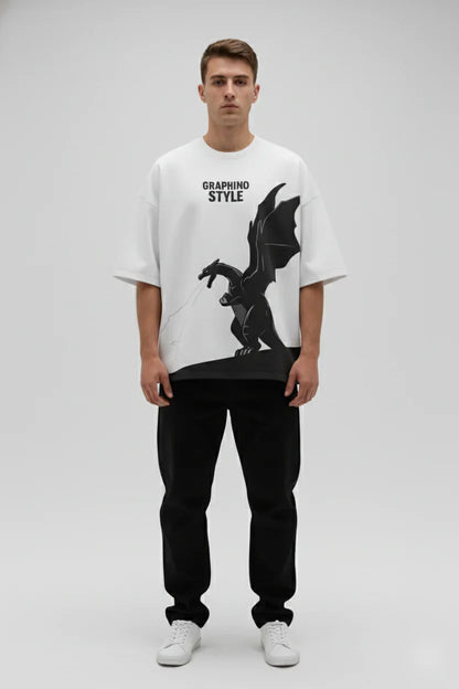 Shadow Dragon Edition – Graphino Style Oversized Tee